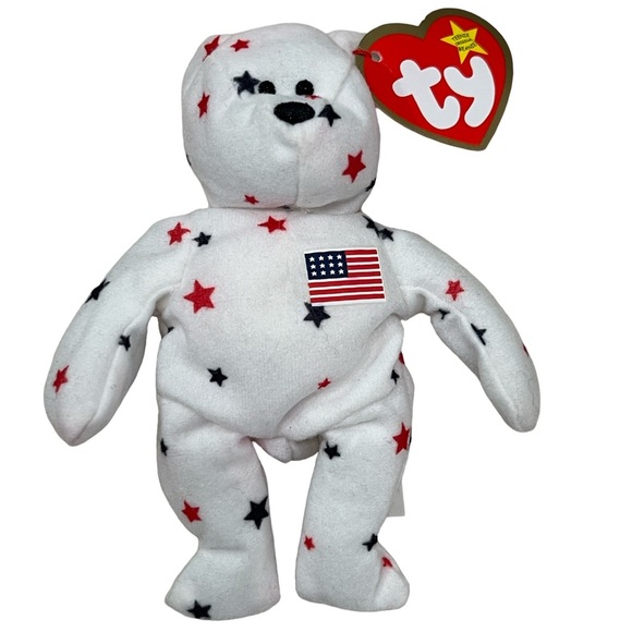 Ty Teenie Beanie Babies Named Glory the Teddy Bear! - Picture 1 of 5